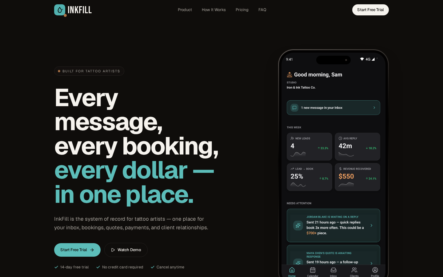 InkFill product screenshot